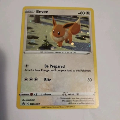Eevee - Holo Promo SWSH: Sword & Shield Promo Cards SWSH190 NM - Image 1 of 4