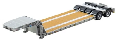 Kyosho Original 1/43 Japan Trex Heavy Equipment Transport Semi-Trailer Gray - Image 1 of 4