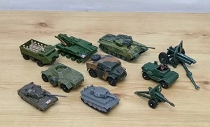 Vintage Diecast Dinky - Corgi - Matchbox etc Military Army Vehicles Bundle - Picture 1 of 8