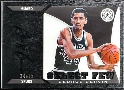 2013-14 Totally Certified George Gervin Select Few Auto #24/25 Spurs - Image 1 of 2