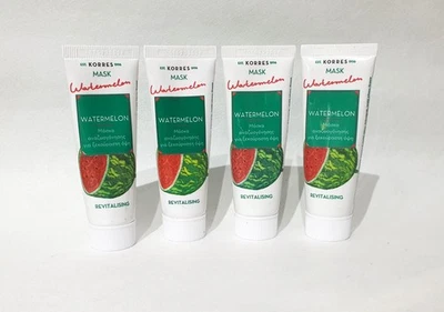 Korres Revitalising Watermelon Mask 4 X 18ml Travel Size - Image 1 of 4