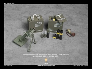 Gear Set - Facepoolfigure 1/6 Scale AC001 Accessory – M2 60mm Mortar Set - Picture 1 of 6