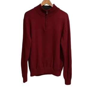 Brooks Brothers 346 Men's Sweater size XXL Burnt Red Merino Wool - Picture 1 of 7