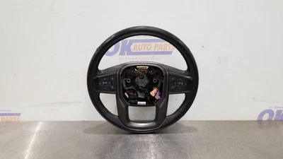 19 GMC SIERRA 1500 AT4 STEERING WHEEL BLACK LEATHER HEATED Foto 1 de 4