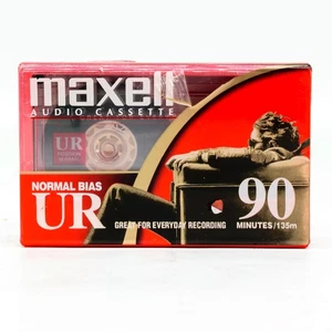 NOS Maxell UR90 Audio Cassette in Original Wrapping | 90 minutes | Normal Bias - Picture 1 of 7