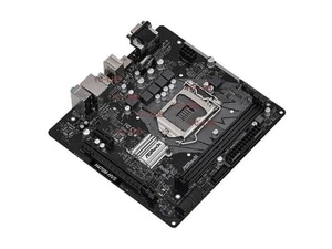Pour carte mère ASROCK H470M-HVS H470 LGA1200 DDR4 64G HDMI+VGA M-ATX Testée OK - Photo 1/3