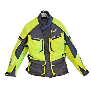 HWK Motorcycle Jacket Mens Size M Mesh Weather Resistant Motorcross Touring - Bild 1 von 7