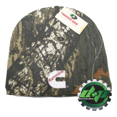 Mossy Oak tree camo beanie stocking hat ski cap toboggan real cummins dodge 4bt