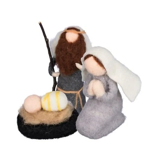 Primitives by Kathy Nativity Felt Set of Jesus Mary Joseph Christmas Holiday - Picture 1 of 1