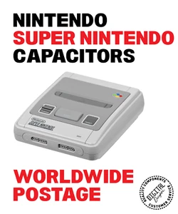 Condensadores Super Nintendo SNES / Kit de tapa 10 x / Kit de reparación / SNSP-CPU-01/02 - Imagen 1 de 6