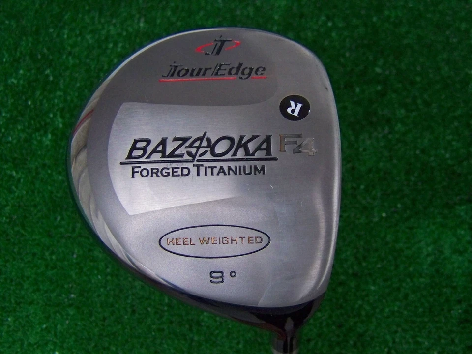 Tour Edge Golf Bazooka F4 Forged Titanium 9 Degree Driver Graphite Regular Shaft - Image 1 of 4