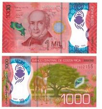 2021 (2019) Costa Rica 1000 Colones Series C Pnew Banknote UNC Polymer