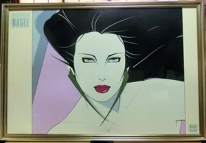 Framed Mirage Editions Patrick Nagel Serigraph Signed Print - Picture 1 of 9