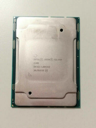 CPU Intel Xeon Silver 4108 Processor 8 Cores 16 Threads 1.80/3.00 GHz J913D533 - Immagine 1 di 1