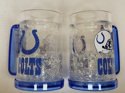 NFL Indianapolis Colts 16oz Crystal Freezer Mug, NEW - Image 1 of 2