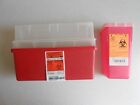 ~~VTG SHARPS DISPOSAL BIOHAZARD WASTE CONTAINERS (lot of 2)``
