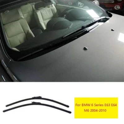 Para BMW 6 Series E63 E64 M6 2004-10 Genuíno OEM Janela Frontal Chuva Neve Limpador 2X - Imagem 1 de 4