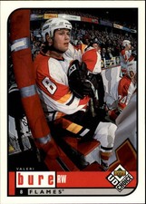 1998-99 UD Choice Calgary Flames Hockey Card #31 Valeri Bure
