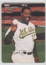 1990 Mother's Cookies Oakland Athletics Stadium Giveaway Mike Norris #19