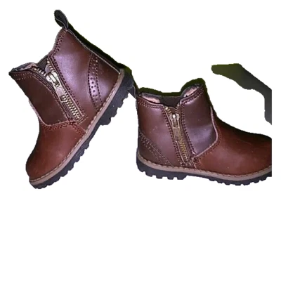 Botas Cherokee Marrón Talla 6 Sin Cordones Informales Otoño Invierno Niño Pequeño Foto 1 de 4