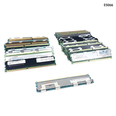 Mixed 4GB 2RX4 PC3-10600R DDR3 HP Hynix Server RAMs Lot of 31 E5066 - Image 1 of 4