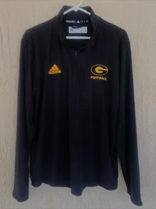 NEW Adidas AeroReady GRAMBLING STATE FOOTBALL Black 1/4 Zip Lightweight Pullover - Picture 1 of 5