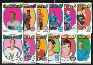 1971-72 OPC 71-72 O PEE CHEE NHL HOCKEY CARD & AUTOGRAPH 1-132 SEE LIST - Picture 1 of 381