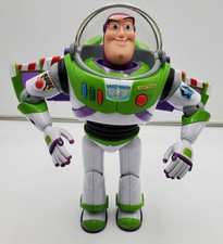 Buzz Lightyear Signature Collection Toy Story Talks Lights and Moves Head  RARE 