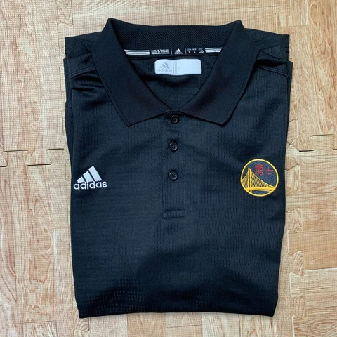 Adidas Golden State Warriors Polo Shirt Men’s Large Chinese New Year Rare Golf Cover