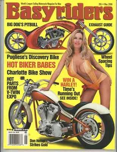 Easyriders May 2006 Hot Biker Babes- V-TWIN- Harley Choppers - Picture 1 of 3