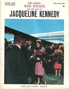 Jacqueline Kennedy Magazine 1964 One Dozen Red Roses Collectors Issue JFK Jr - Picture 1 of 24