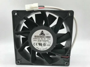 Delta PFB1224UHE DC 24V 2.40A 12CM 12038 high air volume inverter cooling fan - Afbeelding 1 van 1