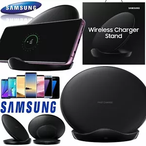 Genuine Samsung EP-N5100BBE Wireless Fast Charging Stand - Black S10+ S9+ S20+ - Picture 1 of 9