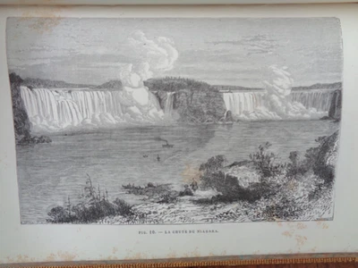 1880 SCENES ET TABLEAUX DE LA NATURE par FIGUIER 15 PLTS FINE BINDING GLACIERS ^ - Image 1 of 4