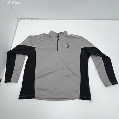 Harley-Davidson Men's Gray Black NWT 1/4 Zip Fleece Thermal Pullover 3XL - Image 1 of 4