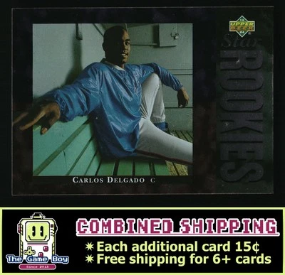 1994 Upper Deck #8 Carlos Delgado Toronto Blue Jays - Image 1 of 2