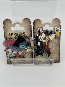 Goofy & Stitch Pirates of Caribbean Series Disney Land Paris November 2021 Pins - Picture 1 of 6