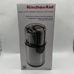 Kitchenaid Klinge Kaffeemühle Bohnenkapazität 12 Tassen Onyx Schwarz BCG111OB Versiegelt - Bild 1 von 11