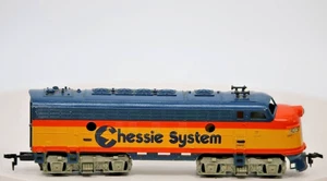 TYCO HO Scale CHESSIE SYSTEM #4015 F-7 A DIESEL Dummy LOCOMOTIVE - Picture 1 of 14