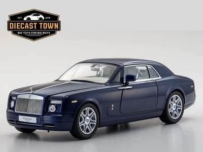 Kyosho 1/18 Rolls Royce Phantom Coupe Blue Metallic KS08862BLM - Image 1 of 4