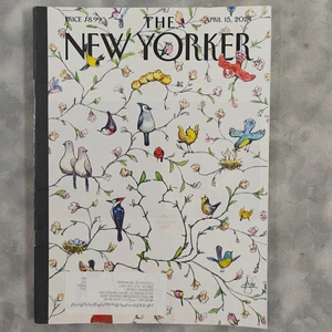 The New Yorker Magazine April 15 2024 Undercover Cover Birds Issue - Picture 1 of 2