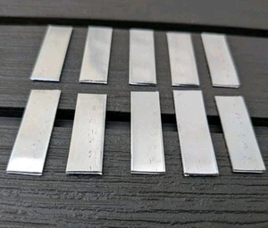  Ánodos de aluminio 10 mm X 1,0 mm X 30 mm de largo (paquete 10) ¡Envío el mismo día! - Imagen 1 de 1