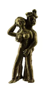 Couple Amoureux Amulette thaïe Figurine miniature Talisman Thai # 784-C38 - Bild 1 von 3