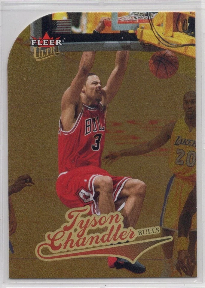 2004-05 Fleer Ultra Tyson Chandler Chicago Bulls Gold Medallion Die-Cut #141 - Image 1 of 2