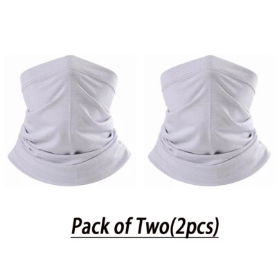Pañuelo facial refrescante protector solar cuello polaina pasamontañas pañuelo pañuelo pañuelo pañuelo pañuelo (2 piezas) Foto 1 de 4