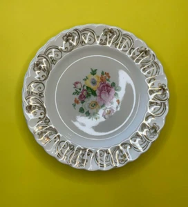 5 Limoges 7" Bread Plates - American Floragold K-S 532 U.D. Warranted 22K Gold - Picture 1 of 12