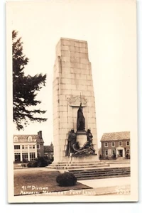 Postal RPPC 91ª División Monumento Conmemorativo Fort Lewis WA De Colección Ellis - Imagen 1 de 2