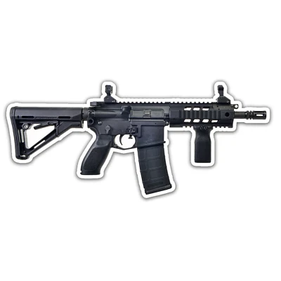 AR15 Sticker 5 inch Vinyl Decal Gun Hobby Sports Range - Image 1 of 2