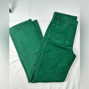 NWT Janie and Jack Girls Green Corduroy Casual Dress Pants - Size 18 - Picture 1 of 9