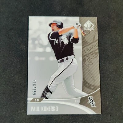 2006 SP Authentic Paul Konerko 566/899 Chicago White Sox #116 - Image 1 of 3